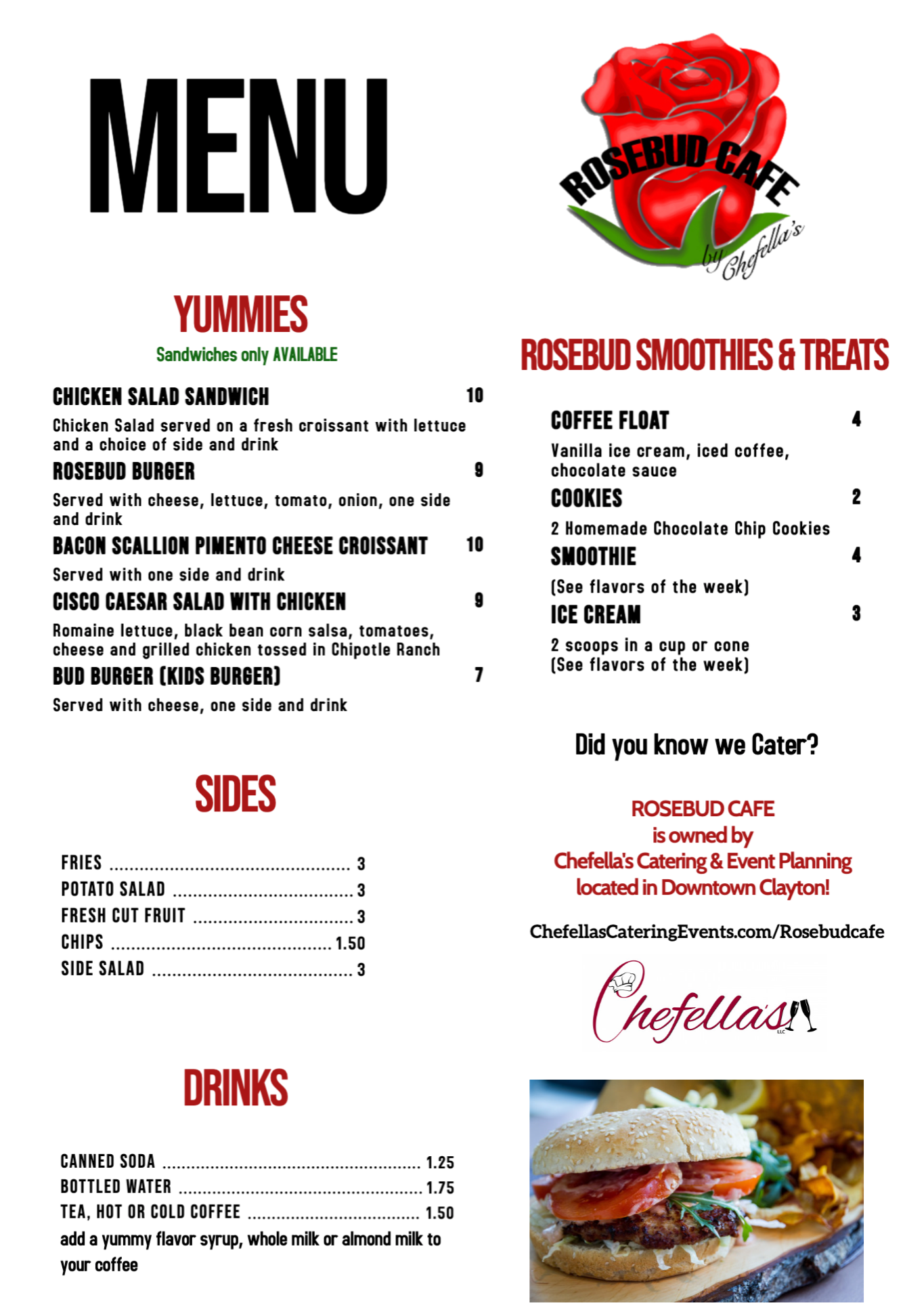 Rosebud Cafe at the East Triangle YMCA YMCA of the Triangle